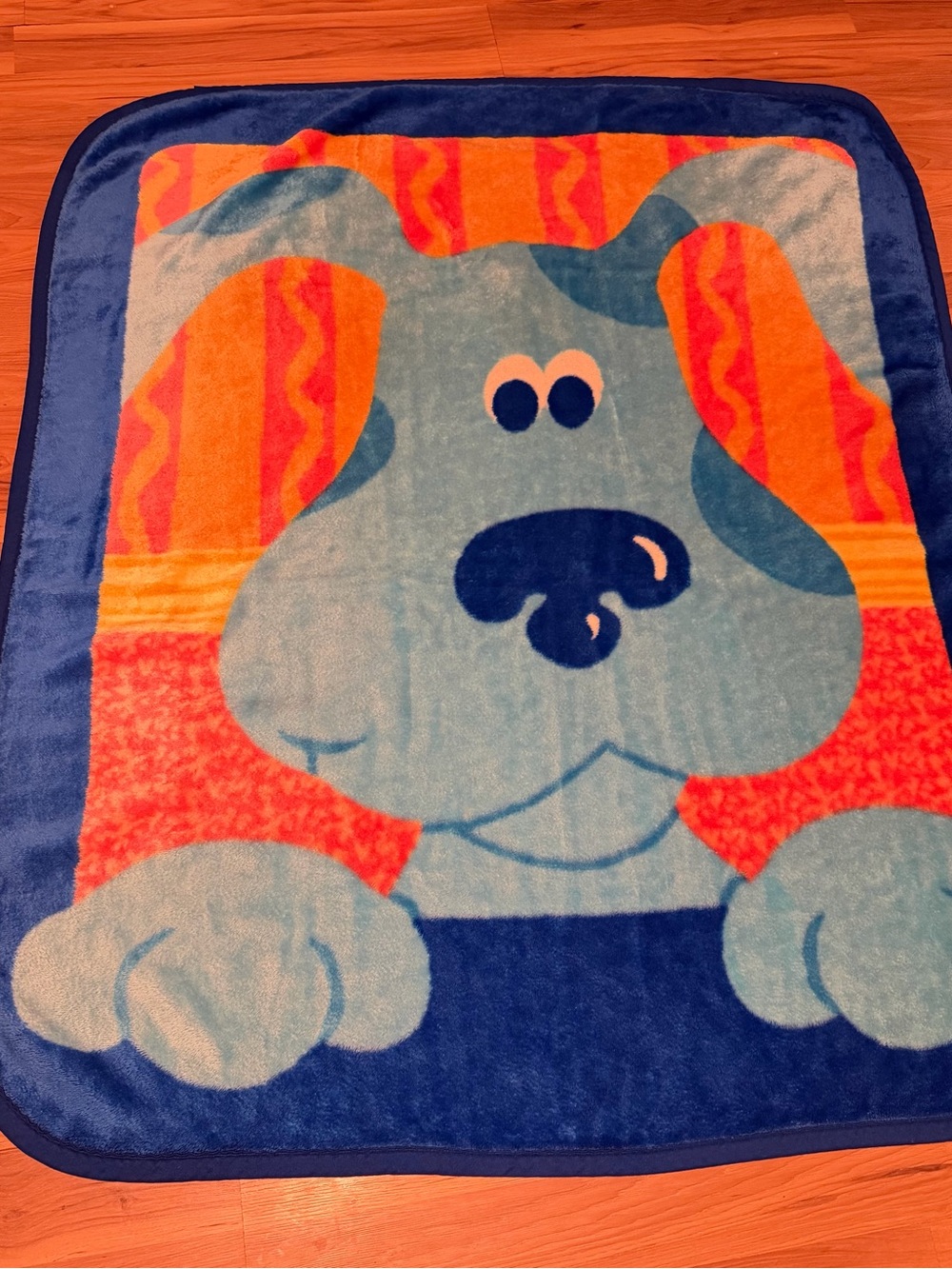 Vintage Y2K Blues Clues Thick Blanket 2000 Viacom 50X60